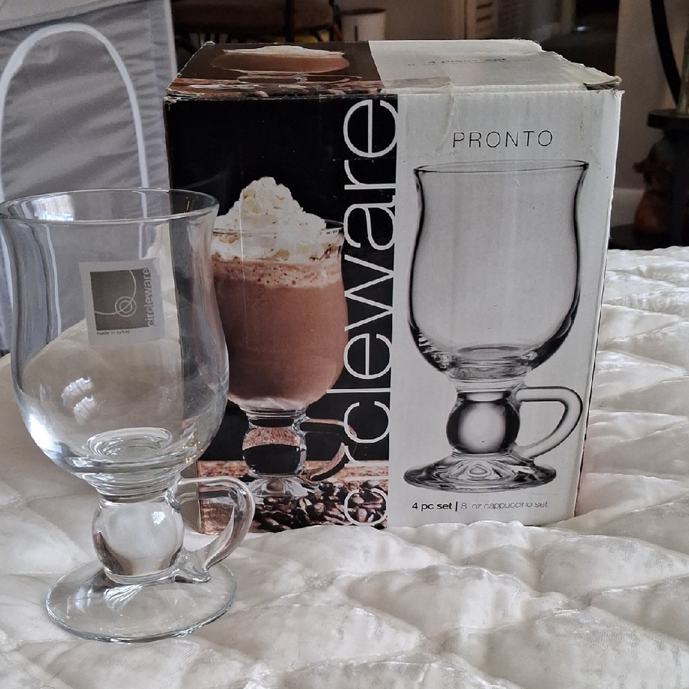 Circleware Pronto Glass Mug Set
